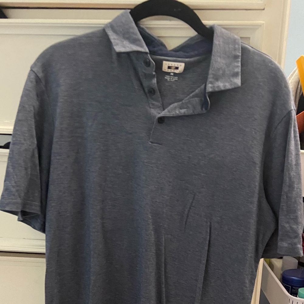 Blue ish Gray polo t shirt